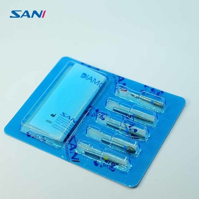 kaufen 11mm zahnmedizinische Büro-Edelstahl-Diamond Bur Set For High-Geschwindigkeit Handpiece online manufacture