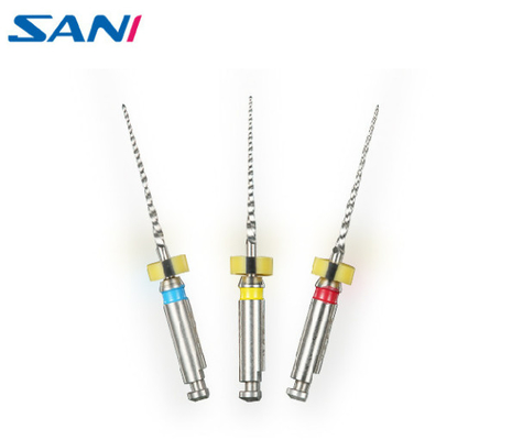 kaufen 2.0N/Cm Niti rotierende zahnmedizinische Dateien scherzen Datei für Wurzelbehandlung 3pcs/Pack online manufacture