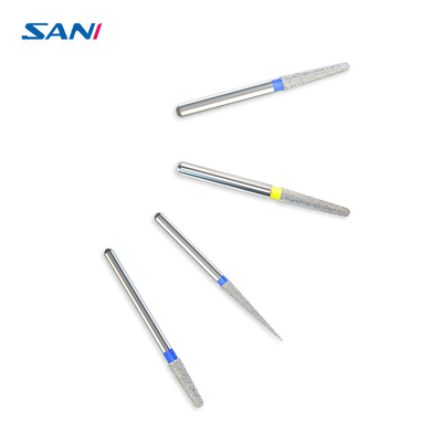 Satz 11mm Edelstahl-zahnmedizinischer Diamond Bur Sets 5pcs/für Hochgeschwindigkeits-Handpiece