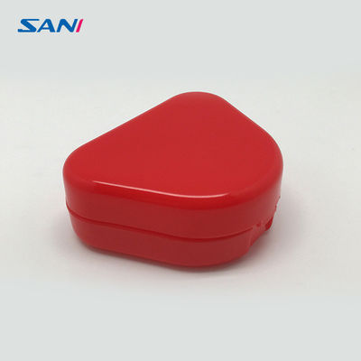 Orthodontischer 30mm Leck-Beweis-Gebiss-Kasten, rotes Gebiss-Magazin